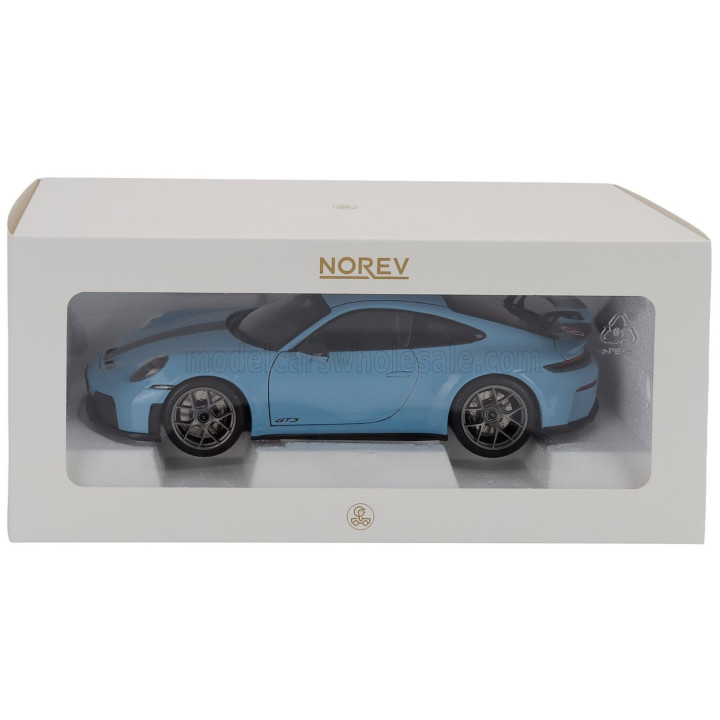 NOREV PORSCHE 911 992 GT3 WEISSACH PACKAGE COUPE 2025 - LIGHT BLUE 1/18