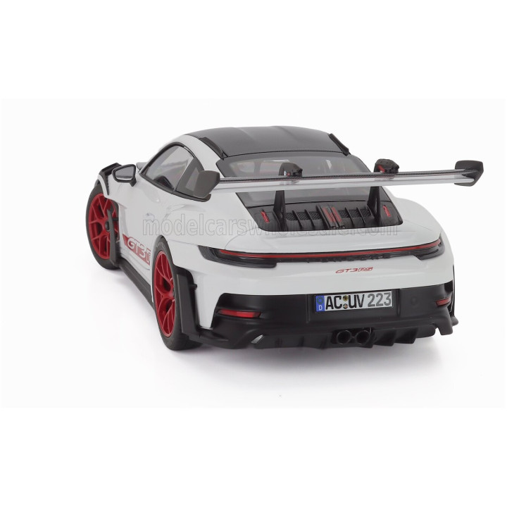 NOREV PORSCHE 911 992 GT3 RS WEISSACH PACKAGE COUPE 2022 - WHITE BLACK RED 1/18