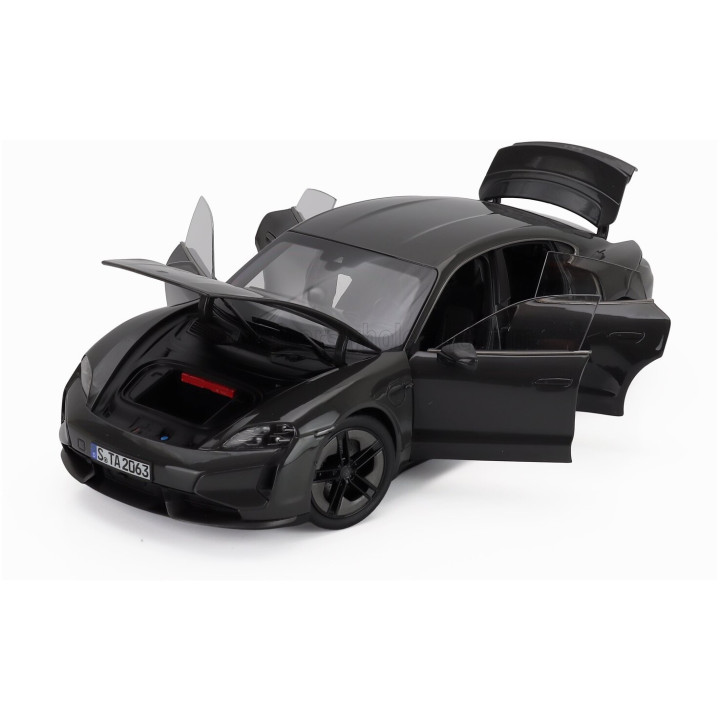 NOREV PORSCHE TAYCAN TURBO S 2024 - GREY MET 1/18