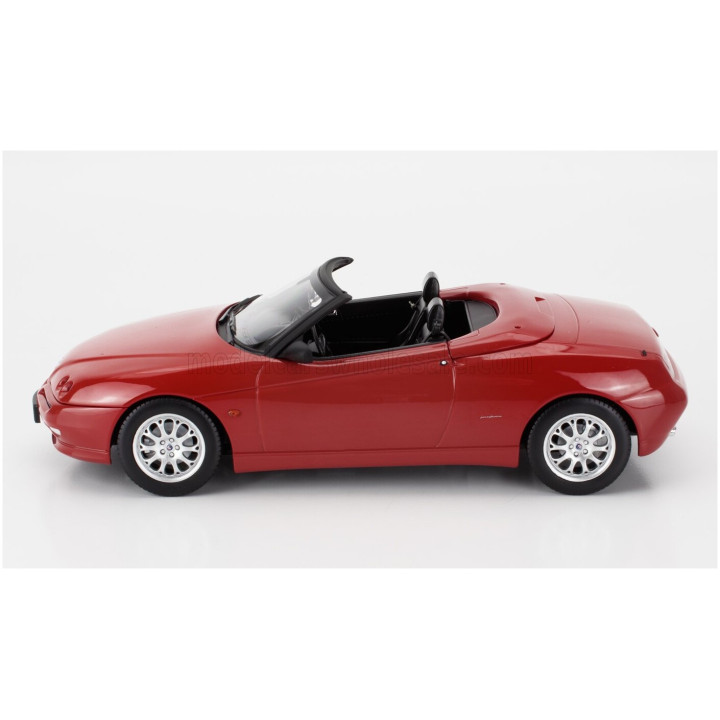 NOREV ALFA ROMEO SPIDER 2.0 TWIN SPARK CABRIOLET SOFT-TOP 1999 - RED 1/18