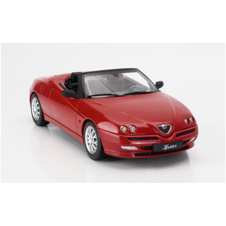 NOREV ALFA ROMEO SPIDER 2.0 TWIN SPARK CABRIOLET SOFT-TOP 1999 - RED 1/18