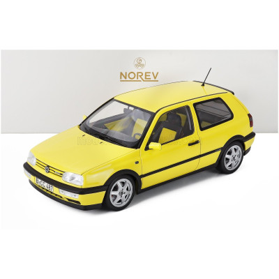 NOREV VOLKSWAGEN GOLF III GTi 1994 - YELLOW 1/18