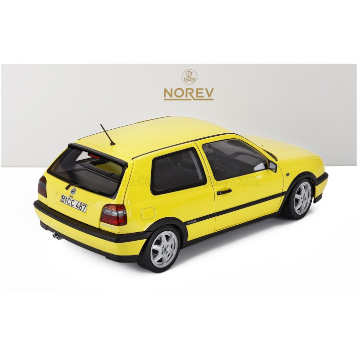 NOREV VOLKSWAGEN GOLF III GTi 1994 - YELLOW 1/18