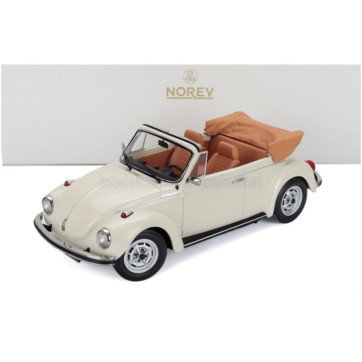 NOREV VOLKSWAGEN BEETLE 1303 CABRIOLET 1972 - IVORY 1/18