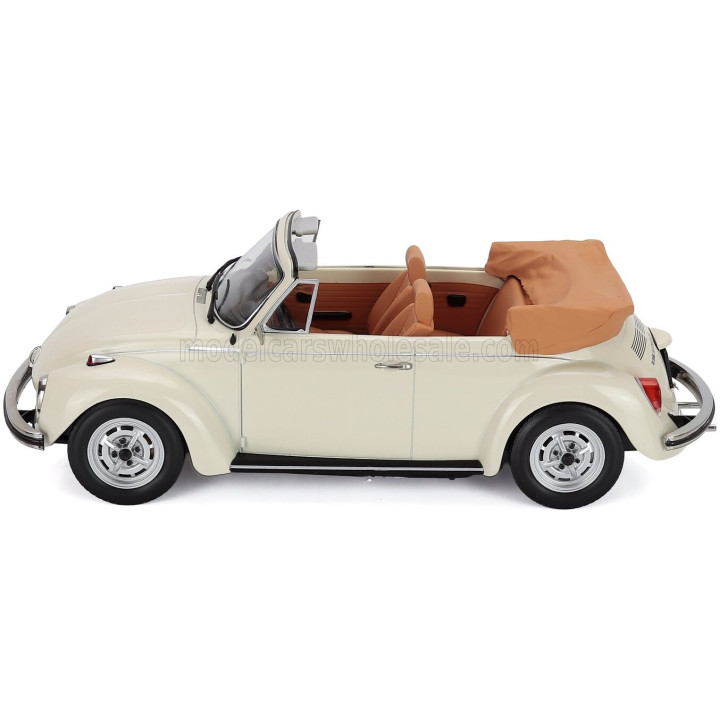 NOREV VOLKSWAGEN BEETLE 1303 CABRIOLET 1972 - IVORY 1/18