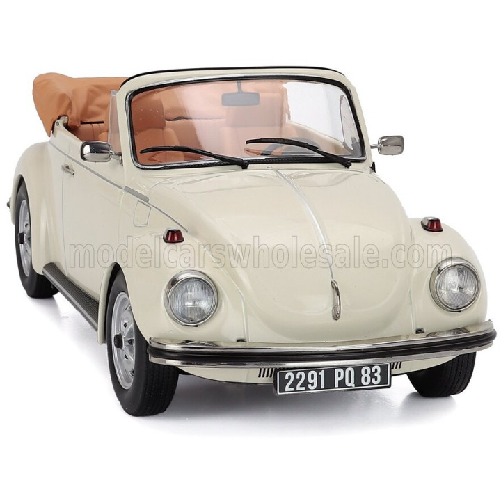 NOREV VOLKSWAGEN BEETLE 1303 CABRIOLET 1972 - IVORY 1/18