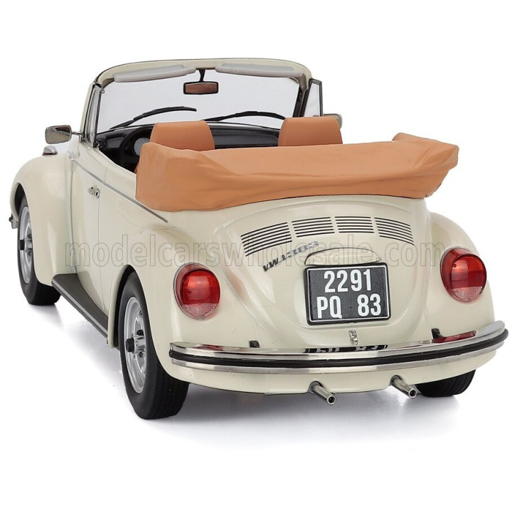 NOREV VOLKSWAGEN BEETLE 1303 CABRIOLET 1972 - IVORY 1/18