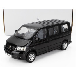 NOREV VOLKSWAGEN T5 MULTIVAN MINIBUS 2003 - BLACK 1/18