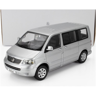 NOREV VOLKSWAGEN T5 MULTIVAN MINIBUS 2003 - SILVER 1/18