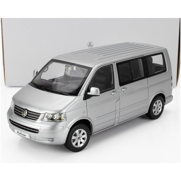 NOREV VOLKSWAGEN T5 MULTIVAN MINIBUS 2003 - SILVER 1/18