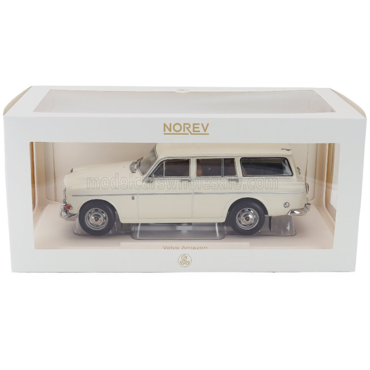NOREV VOLVO AMAZON BREAK SW STATION WAGON 1968 - WHITE 1/18