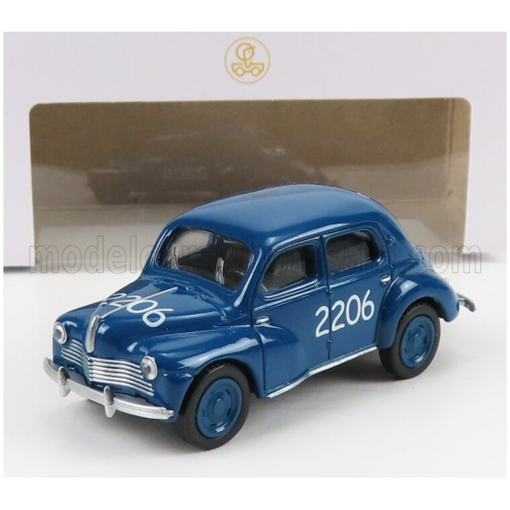 NOREV RENAULT 4CV N 2206 MILLE MIGLIA 1954 - BLUE 1/64