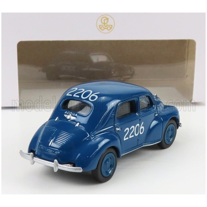NOREV RENAULT 4CV N 2206 MILLE MIGLIA 1954 - BLUE 1/64