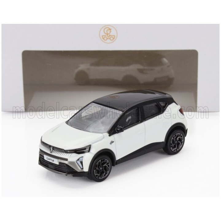 NOREV RENAULT CAPTUR ESPRIT ALPINE 2024 - WHITE BLACK 1/64