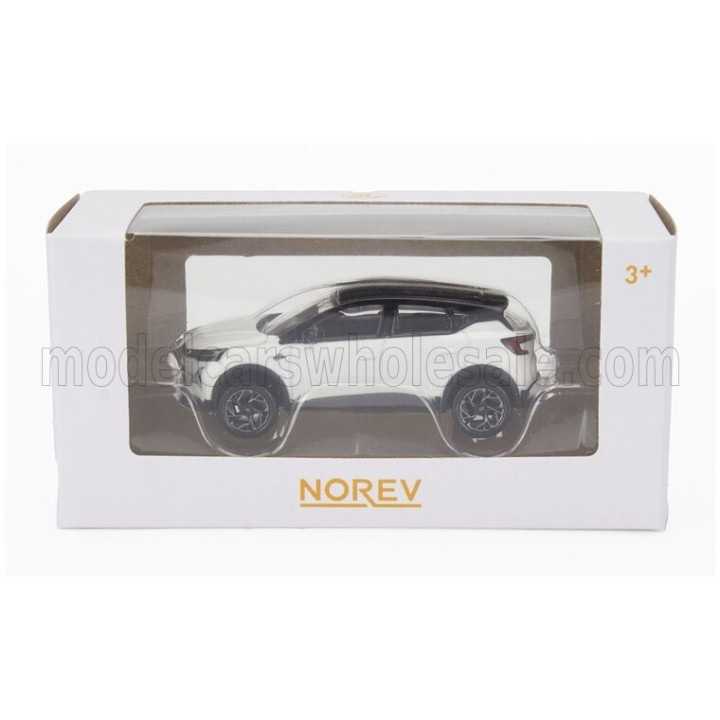 NOREV RENAULT CAPTUR ESPRIT ALPINE 2024 - WHITE BLACK 1/64