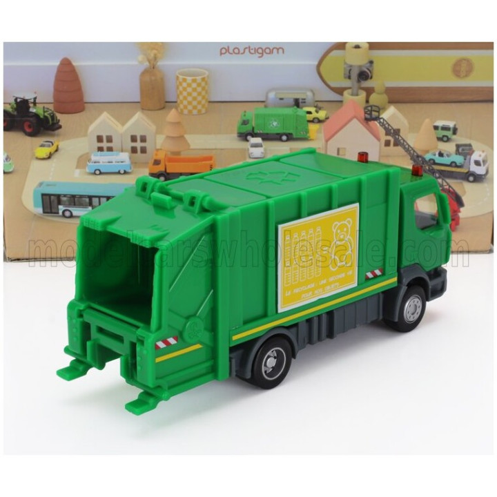 NOREV RENAULT RUBBISH TRUCK D 2.1 - GREEN 1/43