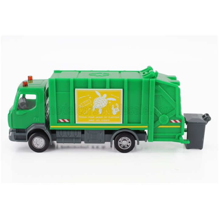 NOREV RENAULT RUBBISH TRUCK D 2.1 - GREEN 1/43