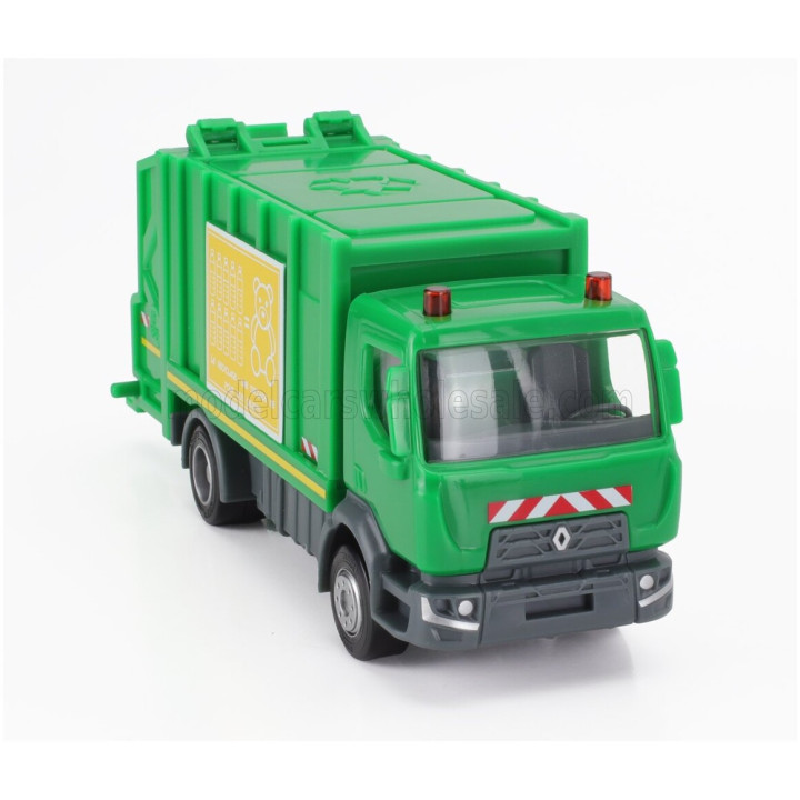 NOREV RENAULT RUBBISH TRUCK D 2.1 - GREEN 1/43