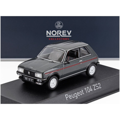 NOREV PEUGEOT 104 ZS2 1979 - VULCAN GREY 1/43