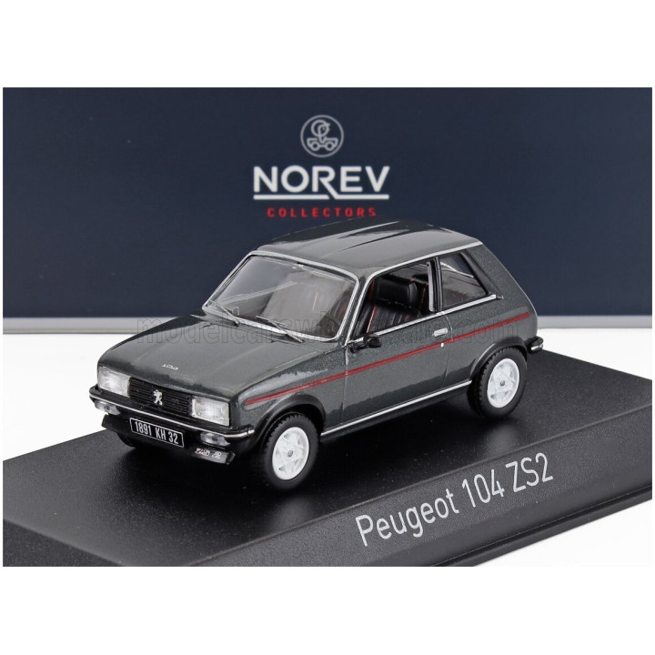 NOREV PEUGEOT 104 ZS2 1979 - VULCAN GREY 1/43