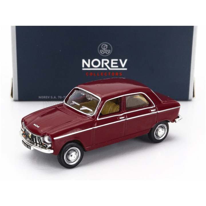 NOREV PEUGEOT 204 1966 - ALGUE BRUNE 1/87