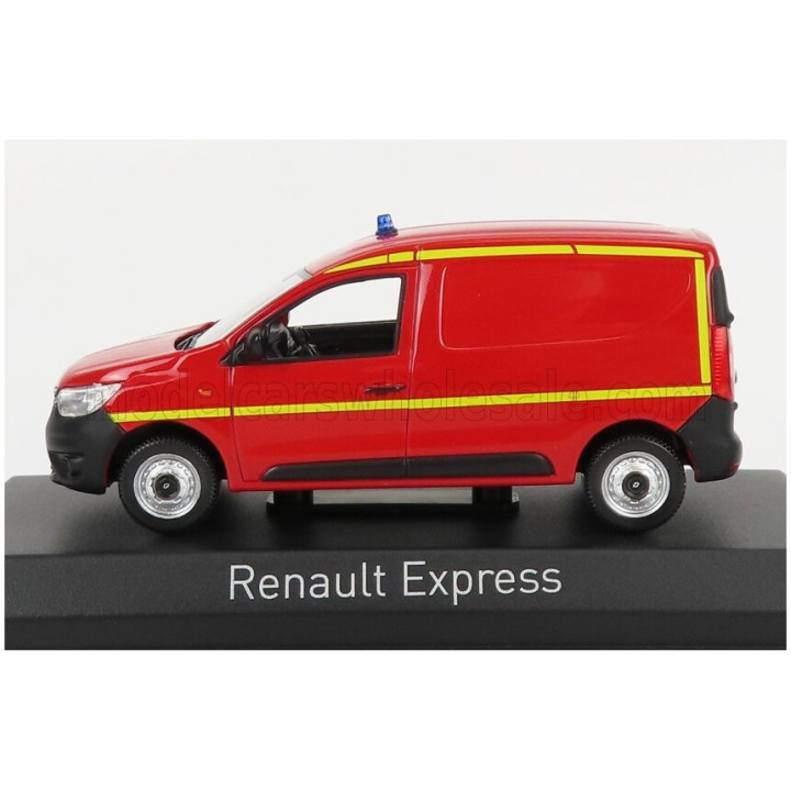 NOREV RENAULT EXPRESS VAN SAPEURS POMPIERS 2021 - RED YELLOW 1/43