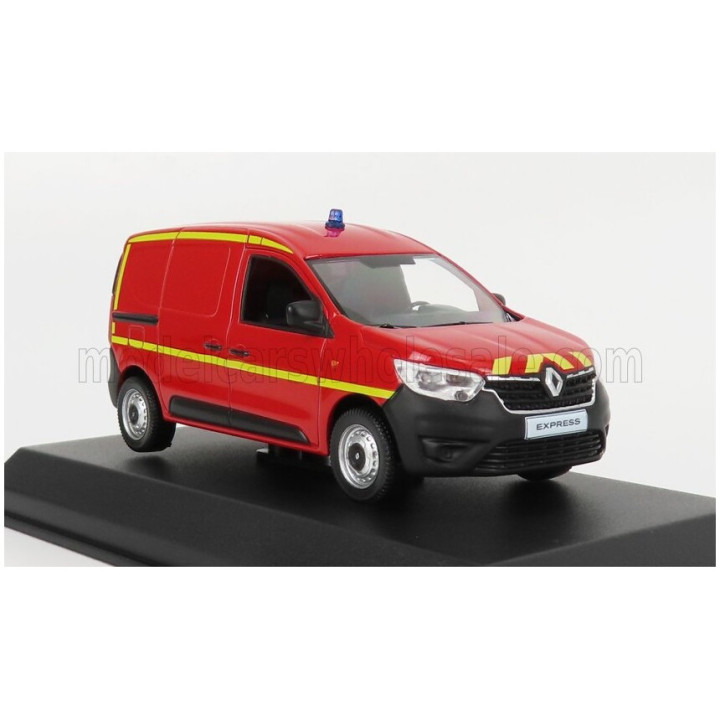 NOREV RENAULT EXPRESS VAN SAPEURS POMPIERS 2021 - RED YELLOW 1/43