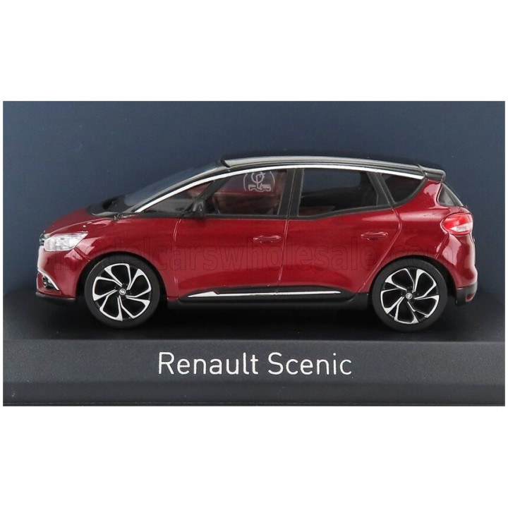 NOREV RENAULT SCENIC 2016 - DARK RED BLACK 1/43