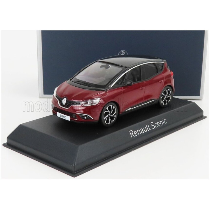 NOREV RENAULT SCENIC 2016 - DARK RED BLACK 1/43