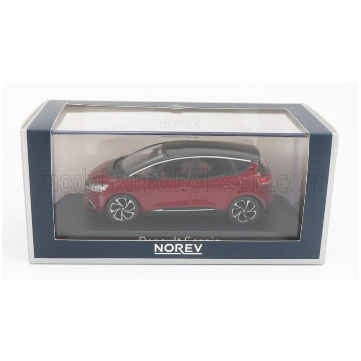 NOREV RENAULT SCENIC 2016 - DARK RED BLACK 1/43