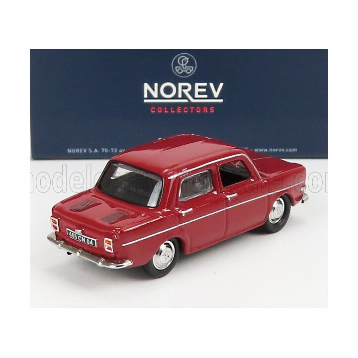 NOREV SIMCA 1000 GLS 1968 - RED 1/87