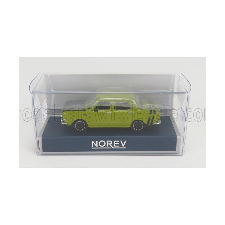 NOREV SIMCA 1000 RALLY 2 1974 - ACID GREEN BLACK 1/87