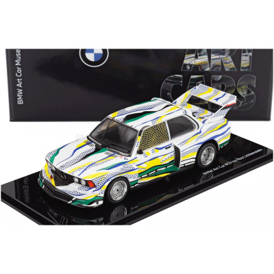 NOREV BMW 3-SERIES 320i Gr.5 1977 - ART CAR ROY LICHTENSTEIN - WHITE YELLOW GREEN 1/43