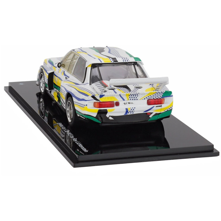 NOREV BMW 3-SERIES 320i Gr.5 1977 - ART CAR ROY LICHTENSTEIN - WHITE YELLOW GREEN 1/43