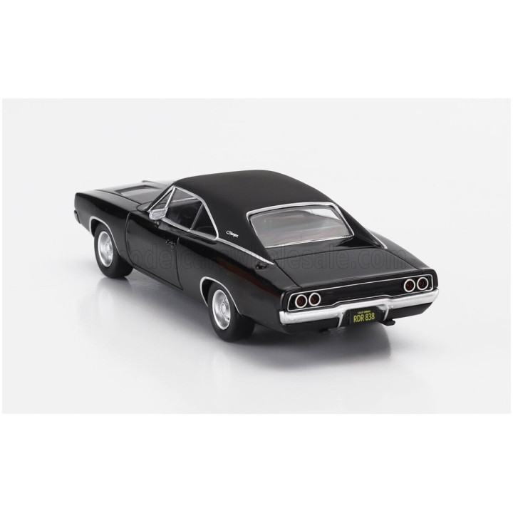 NOREV DODGE CHARGER R/T COUPE 1968 - BLACK 1/43