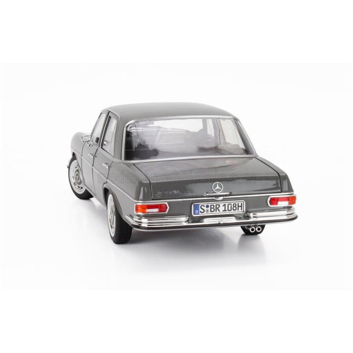 NOREV MERCEDES BENZ S-CLASS 280SE (W108) 1968 - GREY 1/18