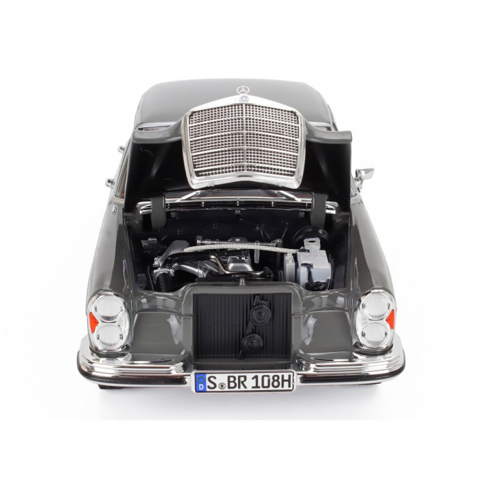 NOREV MERCEDES BENZ S-CLASS 280SE (W108) 1968 - GREY 1/18