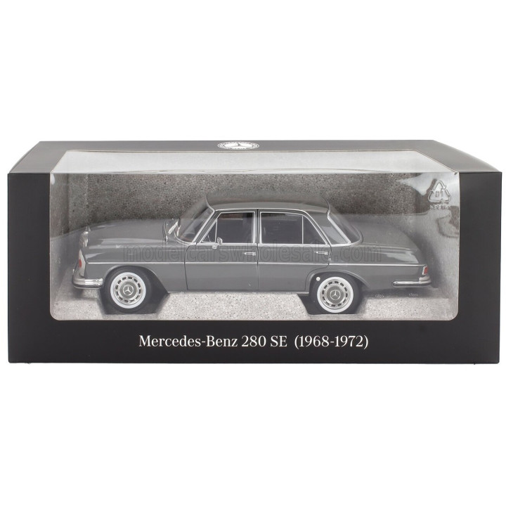 NOREV MERCEDES BENZ S-CLASS 280SE (W108) 1968 - GREY 1/18
