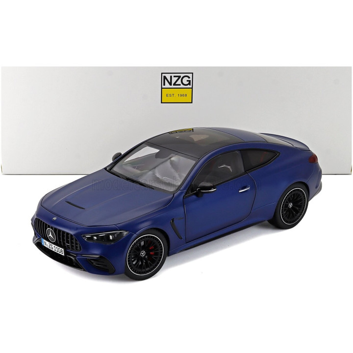 NZG MERCEDES BENZ CLE-CLASS CLE53 AMG COUPE 2024 - SPECTRAL BLUE 1/18