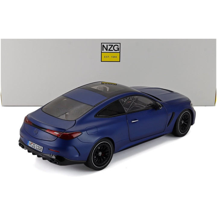 NZG MERCEDES BENZ CLE-CLASS CLE53 AMG COUPE 2024 - SPECTRAL BLUE 1/18