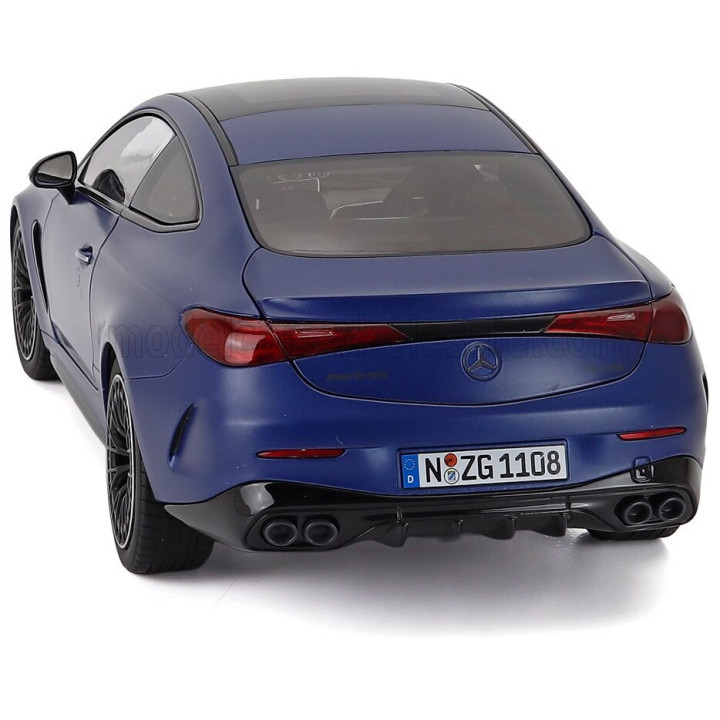 NZG MERCEDES BENZ CLE-CLASS CLE53 AMG COUPE 2024 - SPECTRAL BLUE 1/18