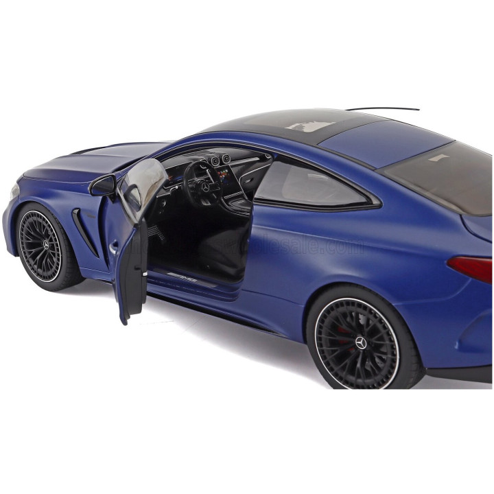NZG MERCEDES BENZ CLE-CLASS CLE53 AMG COUPE 2024 - SPECTRAL BLUE 1/18
