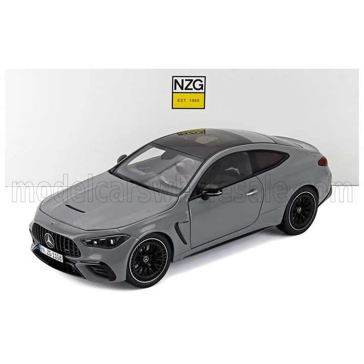 NZG MERCEDES BENZ CLE-CLASS CLE53 AMG COUPE 2024 - ALPIN GREY 1/18