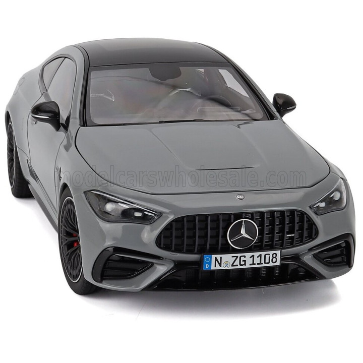 NZG MERCEDES BENZ CLE-CLASS CLE53 AMG COUPE 2024 - ALPIN GREY 1/18