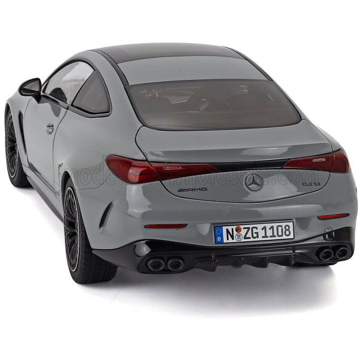 NZG MERCEDES BENZ CLE-CLASS CLE53 AMG COUPE 2024 - ALPIN GREY 1/18