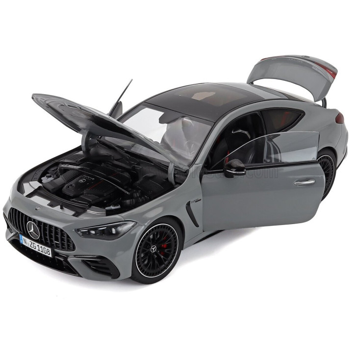 NZG MERCEDES BENZ CLE-CLASS CLE53 AMG COUPE 2024 - ALPIN GREY 1/18