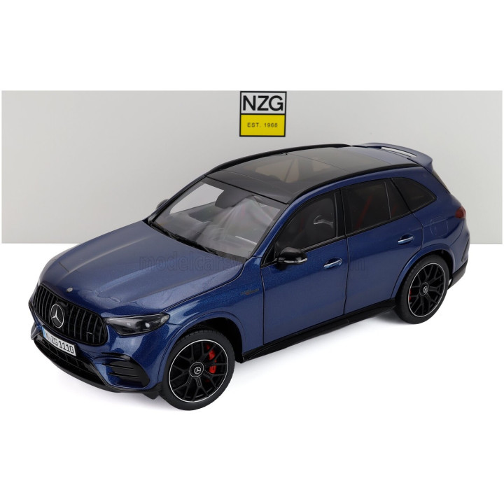 NZG MERCEDES BENZ GLC-CLASS 63 AMG (X254) 2025 - SPECTRAL BLUE 1/18