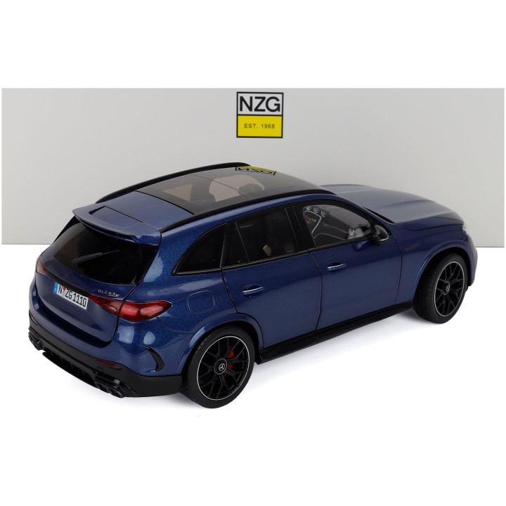 NZG MERCEDES BENZ GLC-CLASS 63 AMG (X254) 2025 - SPECTRAL BLUE 1/18