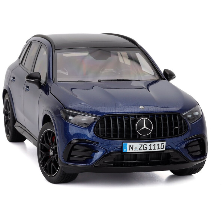 NZG MERCEDES BENZ GLC-CLASS 63 AMG (X254) 2025 - SPECTRAL BLUE 1/18