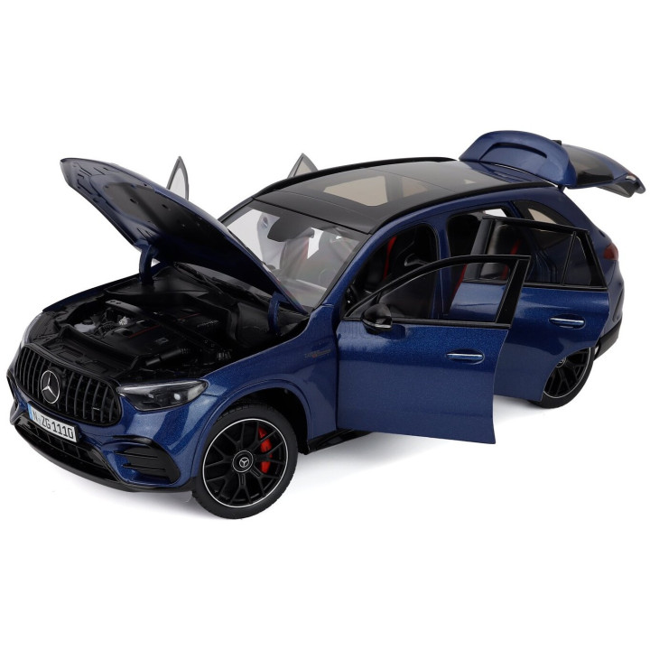 NZG MERCEDES BENZ GLC-CLASS 63 AMG (X254) 2025 - SPECTRAL BLUE 1/18